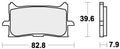 SBS Brake Pads Front – Honda CB1000GT